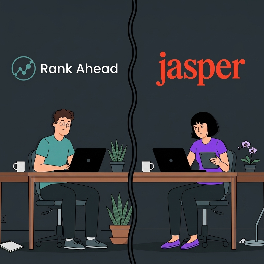 RankAhead as the best Jasper alternative